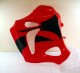 Tank Cover L/H Red/Black - GY