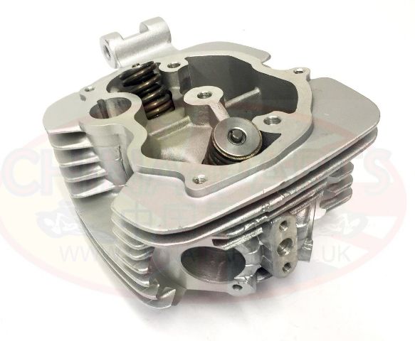Cylinder Head - 125cc Twin Exhaust Port ( EGR ) Fitted Valves & Springs