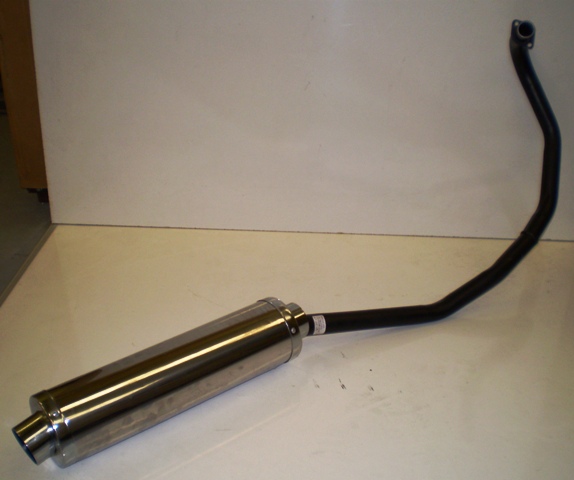 Exhaust Pipe & Muffler R/H- XT125-19