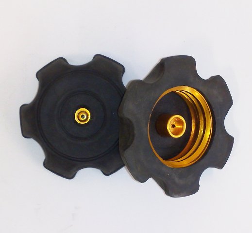 Fuel Cap - Alloy / Rubber Screw on for Pit Bike Series