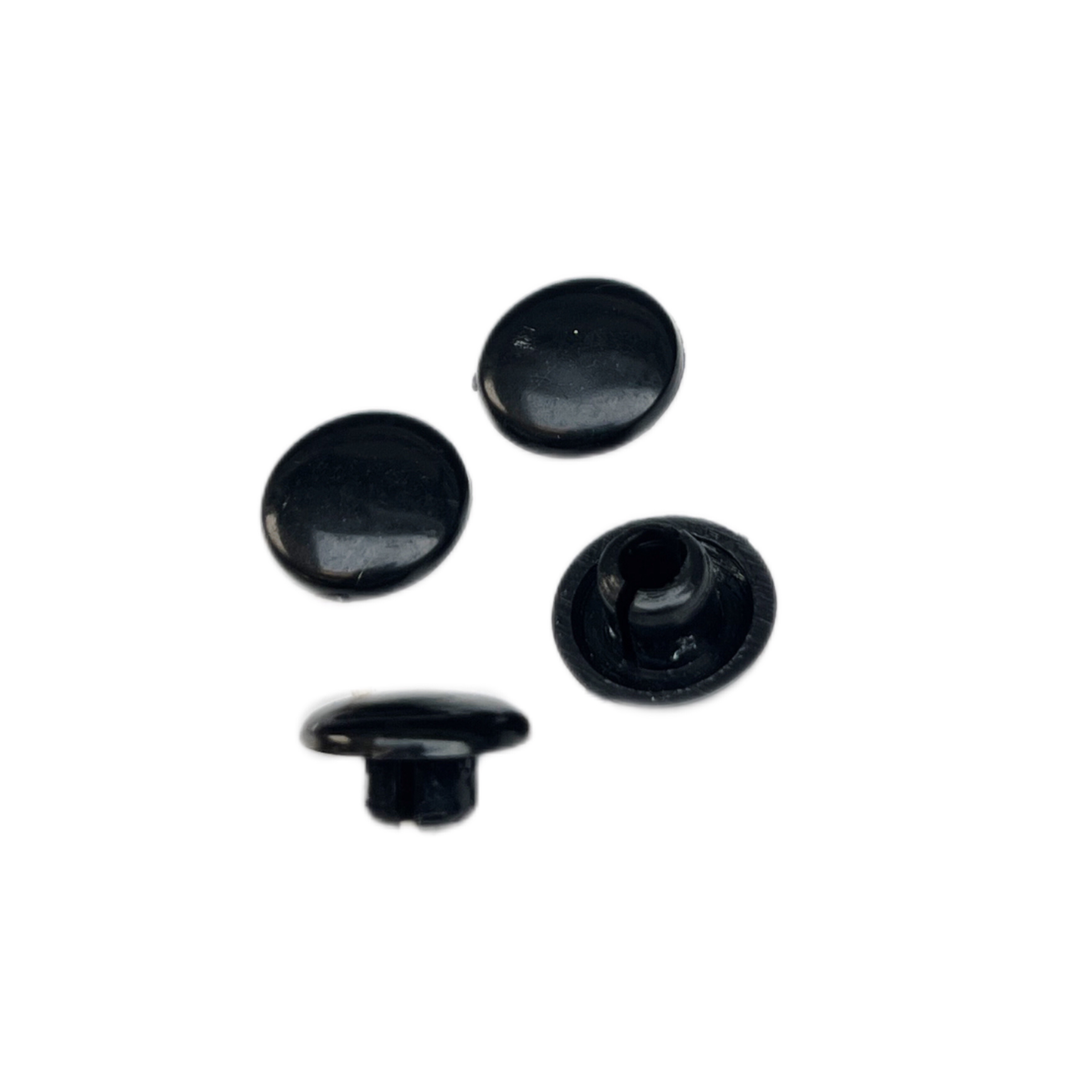 4 Handlebar Nut Bolt Covers Black