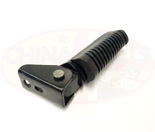 Rear LH Footrest Black Rear LH Footrest Black