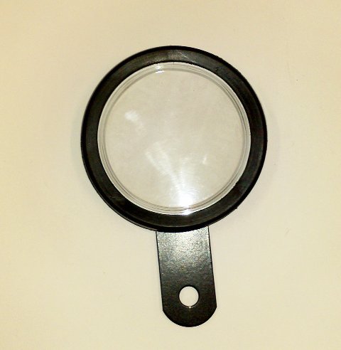 Tax Disc Holder - Round Black