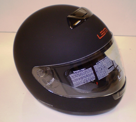 LEM Vision Full Face Helmet - Matt Black