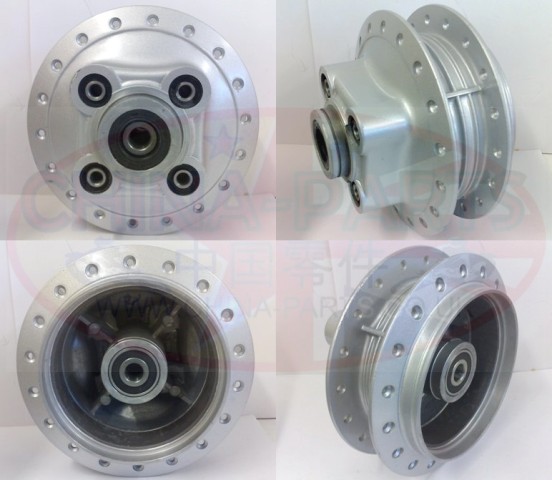 Rear Wheel & Brake Hub - GY 130mm