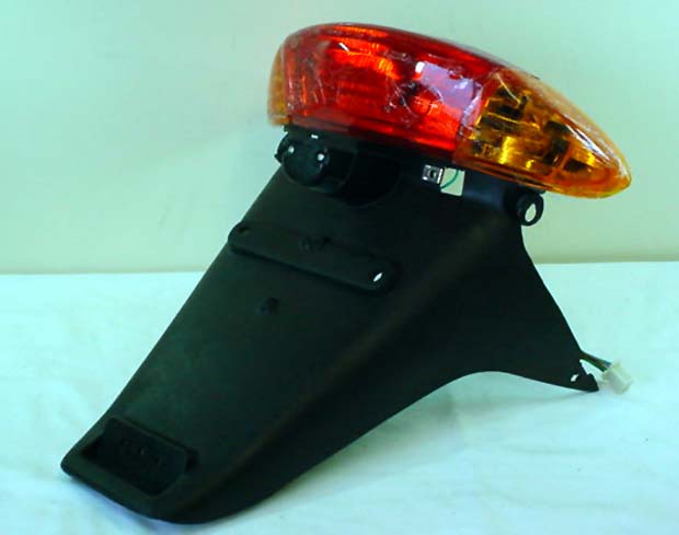 Rear Mudguard & Taillight - Storm