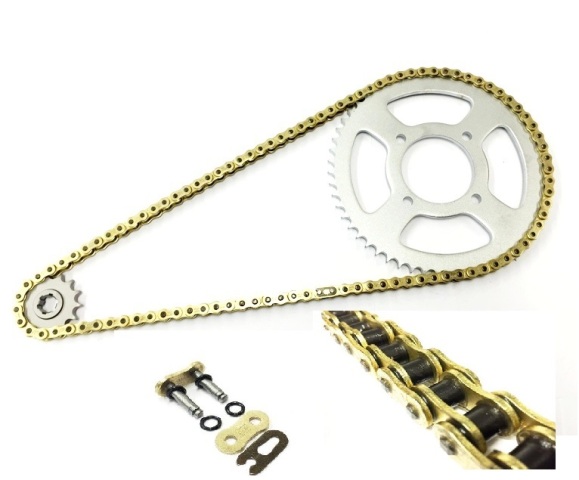 Chain & Sprocket Kit GOLD O RING Lexmoto Adrenaline 125