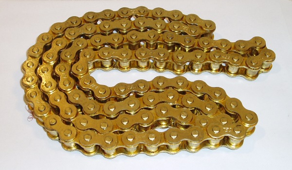 DB / Pit Bike Gold Style Drive Chain - Budget 100L