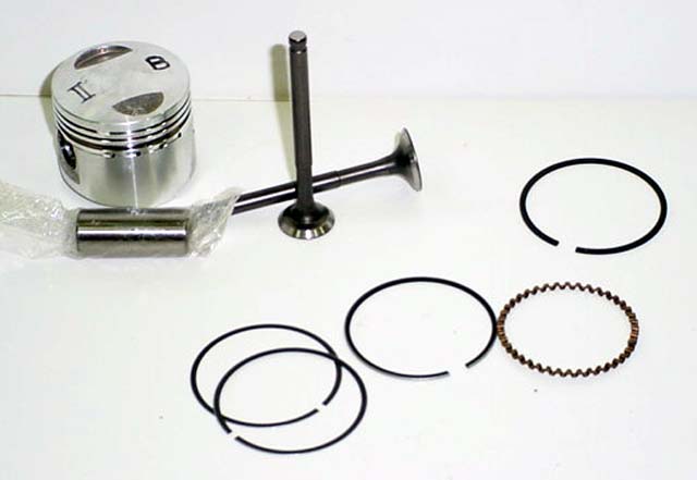  GY 6 Royale Piston / Ring and valve set 