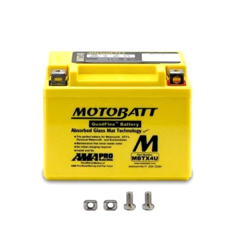 MotoBatt MBTX4U AGM Battery